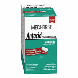 Medi-First Antacids/Indigestion,Mint,PK100 80233