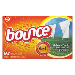 Bounce Fabric Softener Sheets,Sheet,160 ct,PK6 80168