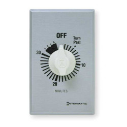 Intermatic Spring-Wound Timer, Silver, 120/277V AC FF30MC