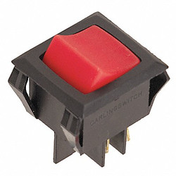 Lighted Rocker Switch,DPST,4 Connections