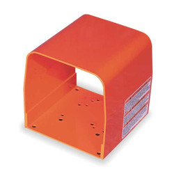 Linemaster Foot Switch Guard, Steel, Orange 522-F28