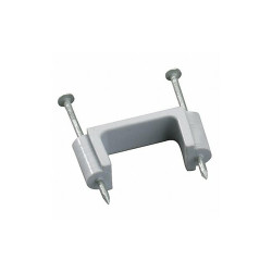 Gardner Bender Cable Staple,1-1/2In,Plastic,Serv E,Pk2 GSE-402