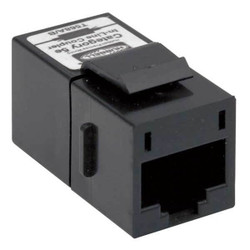 Hubbell Premise Wiring Keystone Jack,0.5625 in,Black SFC5EBK