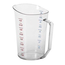 Cambro Measuring Cup,Clear,Plastic  EA400MCCW135