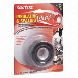 Loctite Insulating and Sealing Wrap,Black 1540599