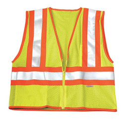 Kishigo High Visibility Vest,Class 2,L,Lime 1056-L