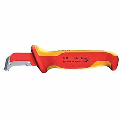 Knipex Cable Stripping Knife,38mm,Hooked Blade 98 55
