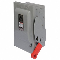 Siemens Safety Switch,600VAC,3PST,30 Amps AC HNF361