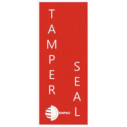 Enpac Tamper Indicating Label,2" W,7" H,PK10 13-TS