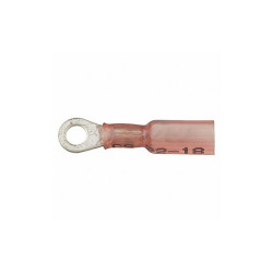 Velvac Ring Terminal,Red,22 AWG,18 AWG,PK10  37113