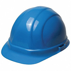 Erb Safety Hard Hat,Type 1, Class E,Ratchet,Blue 19956