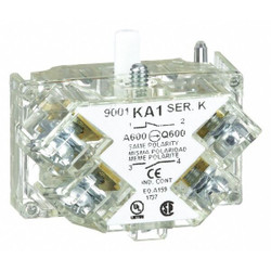 Schneider Electric Contact Block,1NC/1NO,30mm 9001KA1