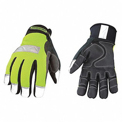 Youngstown Glove Co Cold Protection Gloves,L,HiVis Green,PR 08-3710-10 L