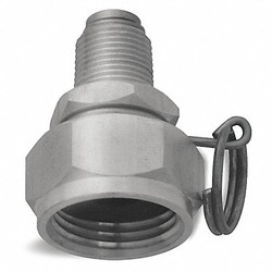 Sani-Lav Nozzle and Hose Adapter,SS,3/4" x 3/8" N12S