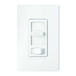 Lutron Lighting Dimmer,Slide,1-Pole/3-Way CTCL-153P-WH