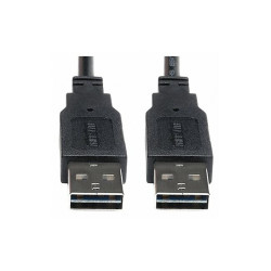 Tripp Lite Reversible USB Cable,Black,6ft L UR020-006