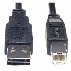Tripp Lite Reversible USB Cable,Black,3 ft. UR022-003