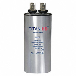 Titan Hd Motor Run Capacitor,80  MFD,5 1/4"  H PRCF80A