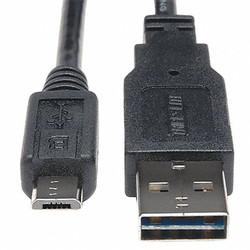 Tripp Lite Reversible USB Cable,Black,10 ft. UR050-010