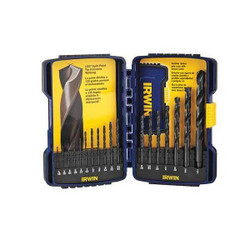 Irwin Reduced Shank Drill Set,18pc,HSS 314018