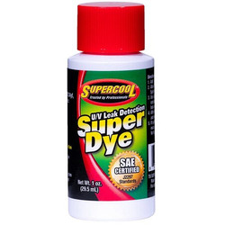 Supercool UV Leak Detection Dye,Green,Size 1 oz. 33003