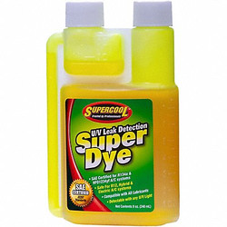 Supercool UV Leak Detection Dye,Green,Size 8 oz. 22816