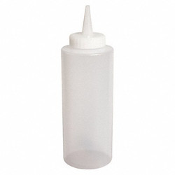 Crestware Squeeze Bottle,10.75",Clear,Plastic,PK12 SB24C