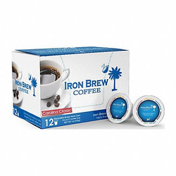 Iron Brew Coffee,Carolina Classic,Caff,Ground,PK12 C-1CT-12CSS