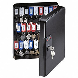Sentry Safe Key Box,Wall Mount,Steel,Gloss,Black KB-50