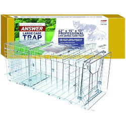 Jt Eaton Live Animal Trap,17 in H,15 in W,Silver 495N