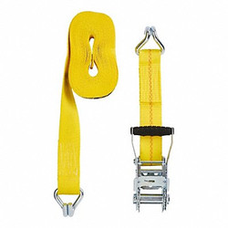 Keeper Tie Down Strap,Wire-Hook,Yellow 04622