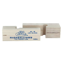 Marshalltown Line Blocks,Wood,4" L 86