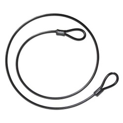Abus Security Cable,Black 8/200 NON-COILED CABLE