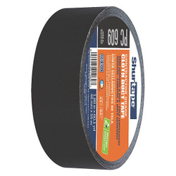 Shurtape Duct Tape,Black,1 7/8 in x 60 yd,9 mil PC 609 BLK-48mm x 55m-24 rls/cs