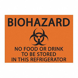 Zing Biohazard Label,5 inx7 in,PK2 1916S