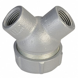 Appleton Electric Capped Elbow,Aluminium,Trade Size 1in ELBY-100A