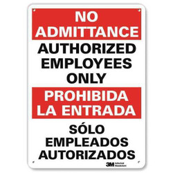 Lyle Safety Sign,10 inx7 in,Aluminum U1-1041-RA_7X10