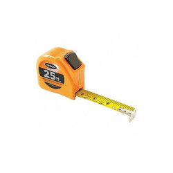 Keson Tape Measure,1 In x 25 ft,Orange,In/Ft PGT181025V