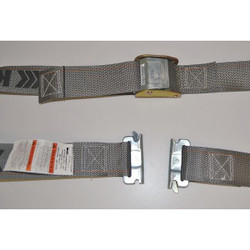 Kinedyne Tie Down Strap,E-Track,Gray 651601GRA