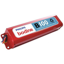 Bodine Emergency Fluorescent Ballast,40W B100