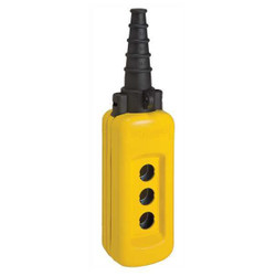 Schneider Electric Pendant Enclosure, 22mm, 3 Holes, Yellow XACA03H7