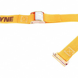 Kinedyne Tie Down Strap,E-Track,Yellow  651201GRA
