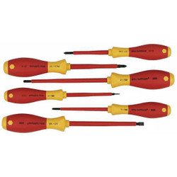 Wiha Insulated Screwdriver Set, NmPcs6  35891