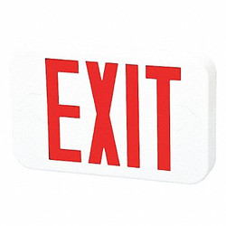 Fulham Firehorse Exit Sign,LED,8-1/4" H x 12-5/8" W FHEX20WREM