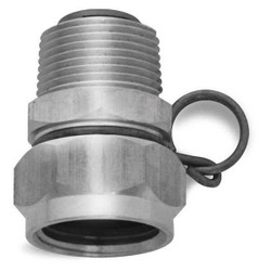 Sani-Lav Nozzle and Hose Adapter,SS,3/4" x 3/4" N17S