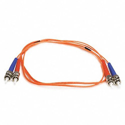 Monoprice Fiber Cord,Duplex,ST, ST,1m,Orange 2601