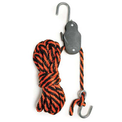 Keeper Rope Tie Down,16' L,83 lb,S-Hook 07007
