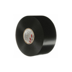 3m Elec Tape,100 ft Lx2"W,10 mil,Black,PK24 50-UNPRINTED-2X100FT