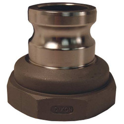 Dixon Cam and Groove Adapter,3", 4",Aluminum 3040-A-AL