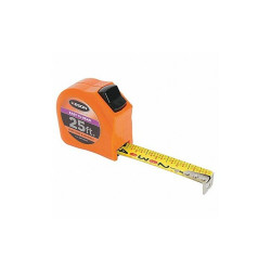 Keson Tape Measure,1 In x 25 ft,Orange,In./Ft.  PGTFD25V